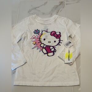 Sanrio Kids Hello Kitty White Long Sleeve Tee